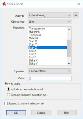 flatten autocad drawing