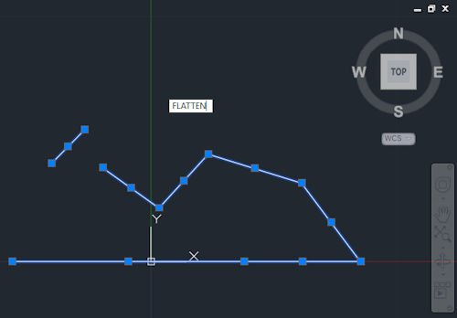 Flatten AutoCAD Drawing Step 1