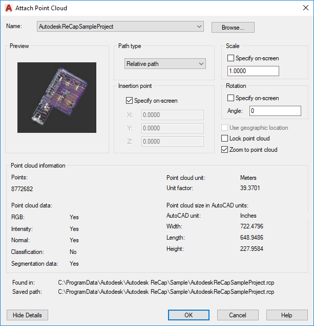 reattach image file autocad