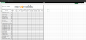 Drawing Tracker in Excel