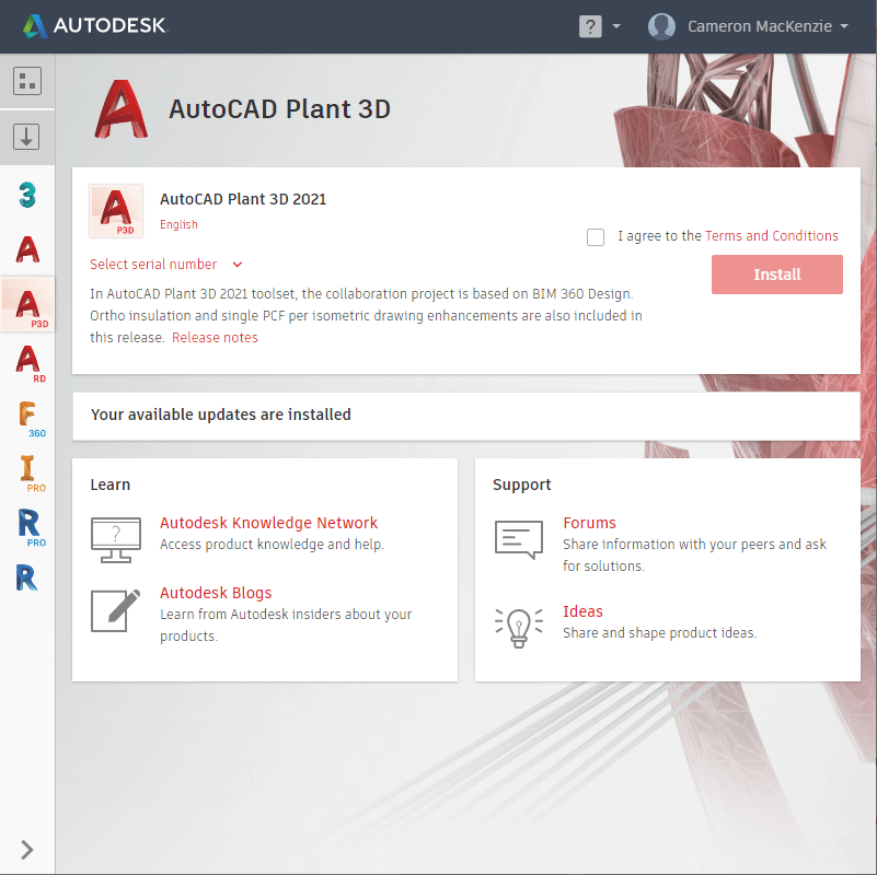 Autodesk desktop app