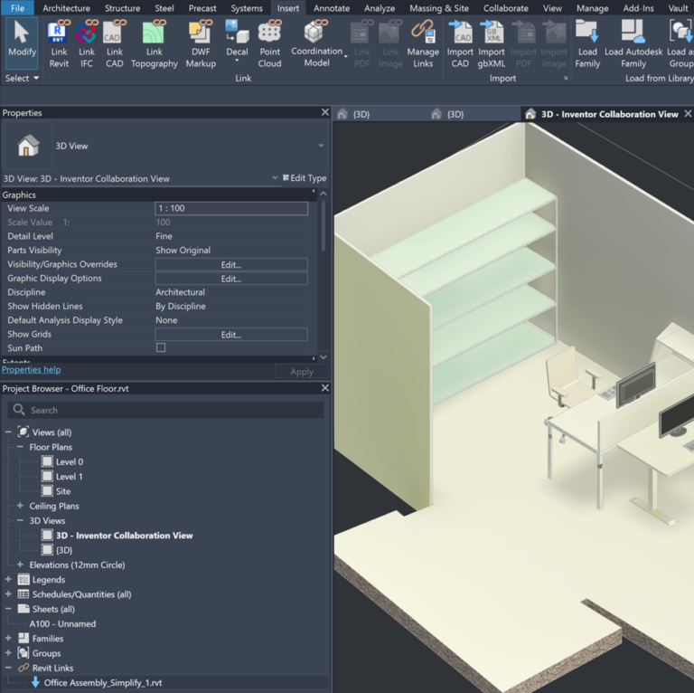 Inventor To Revit Interoperability